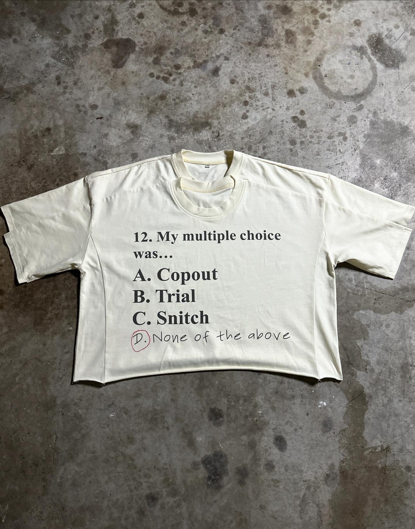 'Multiple Choice' Tee