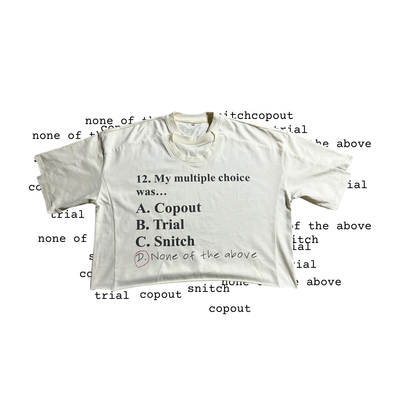 'Multiple Choice' Tee