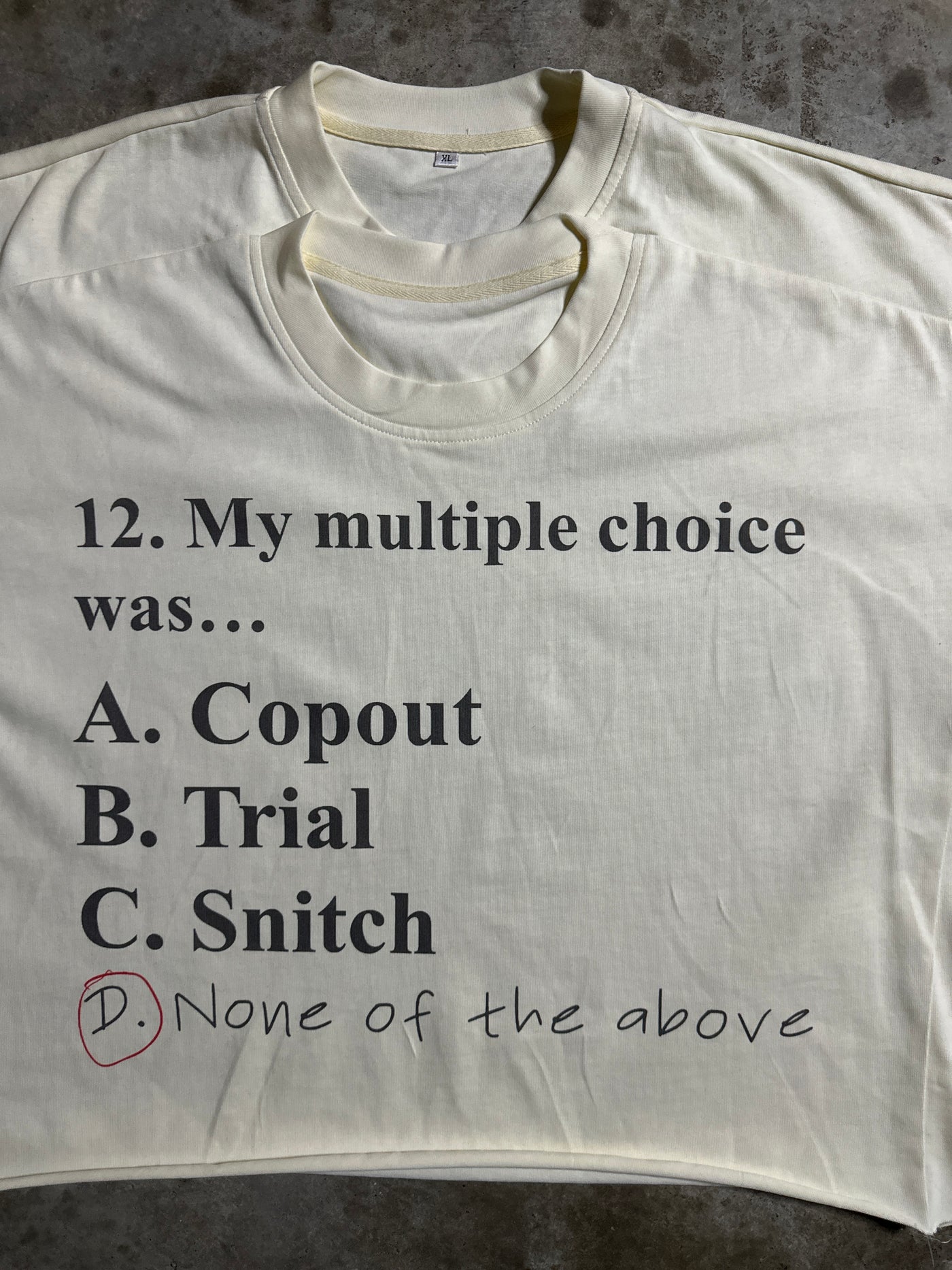 'Multiple Choice' Tee
