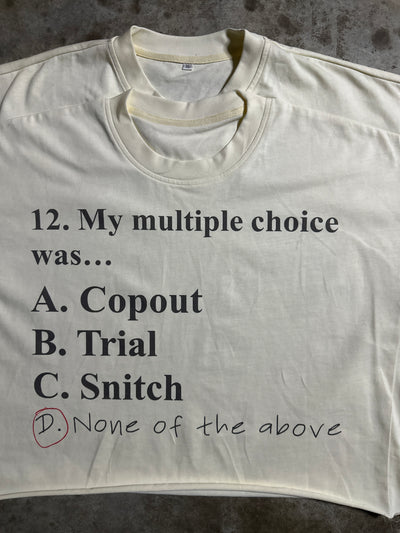 'Multiple Choice' Tee